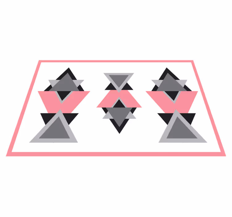Triangular shapes blend vinilne preproge z vzorci - TenStickers
