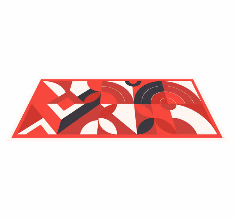 Bold abstract shapes vinilne preproge z vzorci - TenStickers