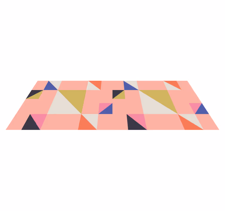 Umetniška preproga z geometrijskim vzorcem - TenStickers