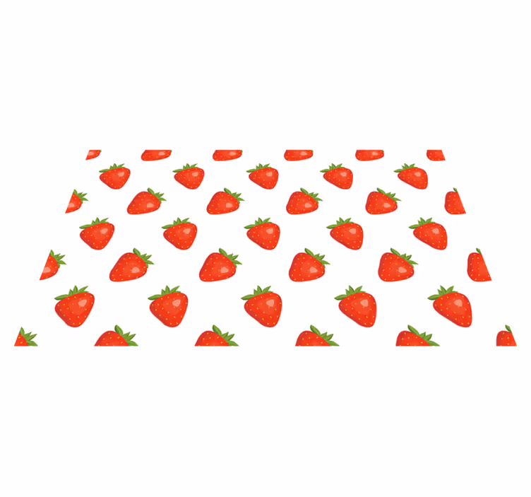 Koncept jagod Vinilna preproga za kuhinjo - TenStickers