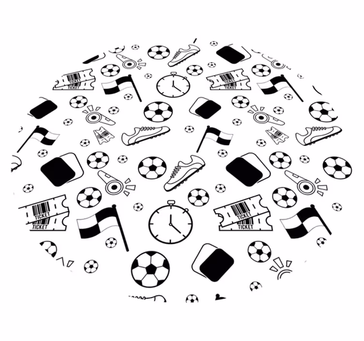 Zabava s športno tematiko Vinilna preproga z igre - TenStickers