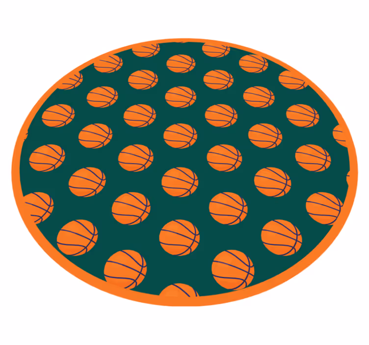 Basketball idea vinilne preproge z vzorcem cest - TenStickers