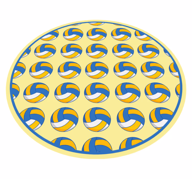Motiv odbojke Vinilna preproga z igre - TenStickers