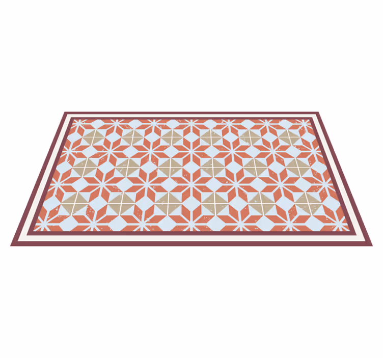 Geometric element vinilna talna obloga ploščic - TenStickers