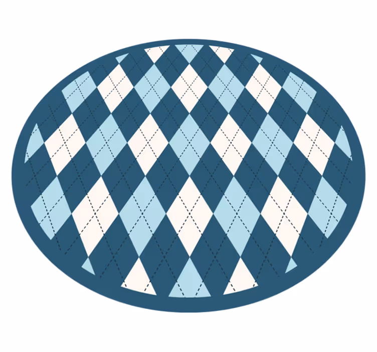 Diamond pattern elegance vinilne preproge z vzorci - TenStickers