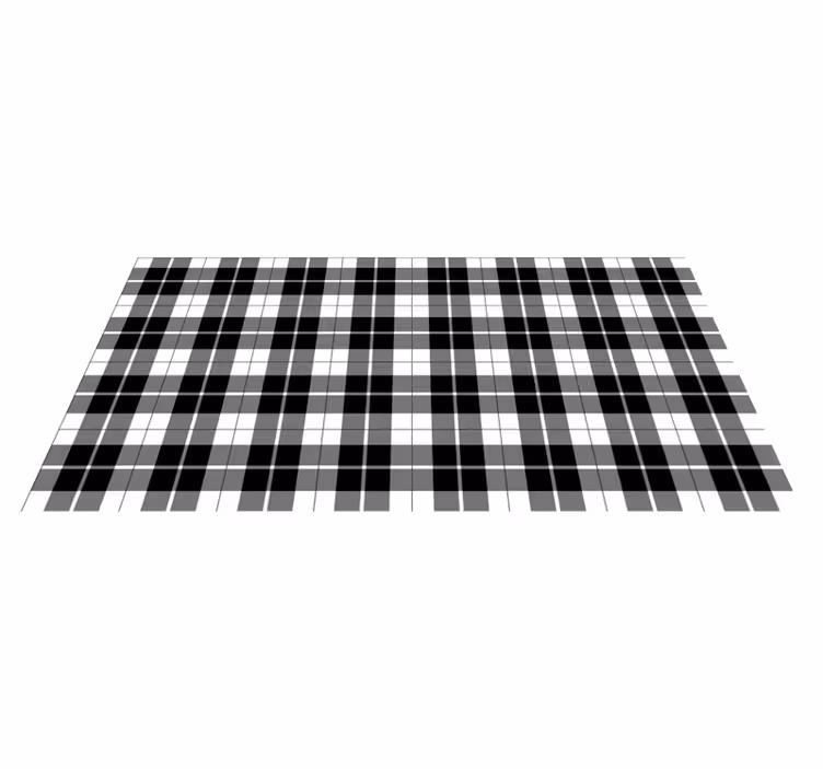 Contrasting checker pattern vinilne preproge - TenStickers