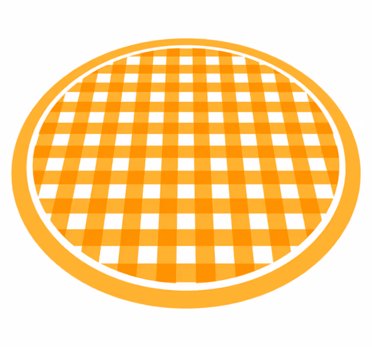 Warm checkered pattern vinilne talne obloge - TenStickers