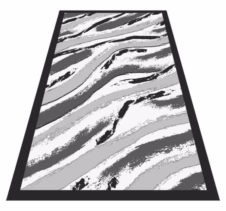 Stylish zebra stripes vinilni tepih z živalskim potiskom - TenStickers