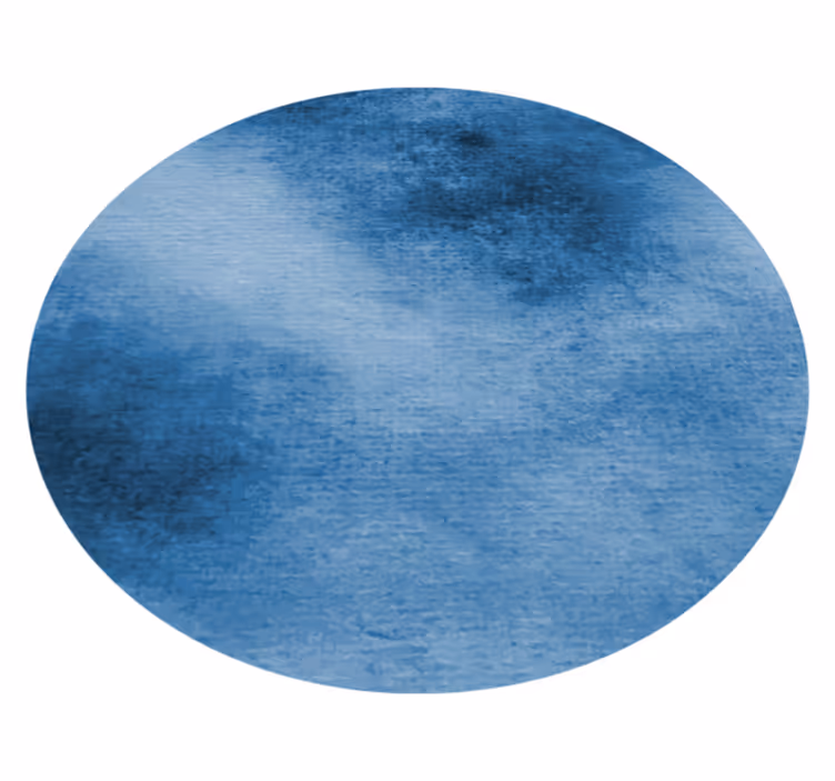 Temno modri vrtinec Vinilna preproga za vhod - TenStickers