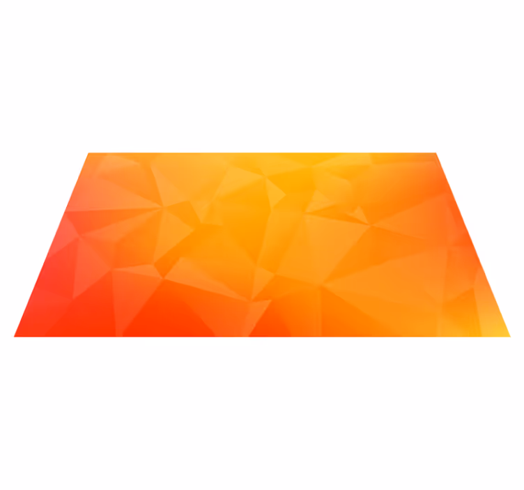 Geometric gradient effect vinilna preproga za dnevno sobo - TenStickers