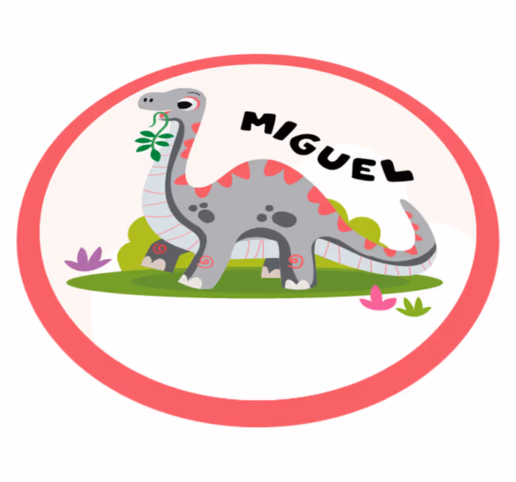 Sivi dinozaver Vinilne preproge v drugih vzorcih - TenStickers