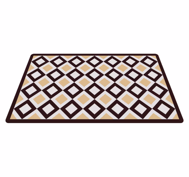 Diamon element vinilne preproge z geometrijskimi vzorci - TenStickers