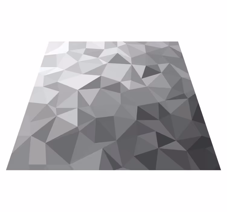 Gradientno siv stil Vinilne preproge z geometrijskimi vzorci - TenStickers