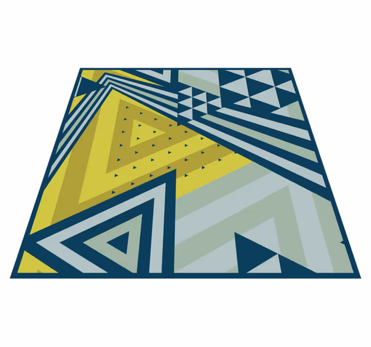 Trikotni elementi Vinilne preproge z geometrijskimi vzorci - TenStickers