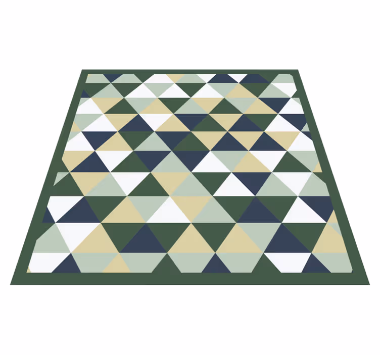 Trikotne oblike Vinilne preproge z geometrijskimi vzorci - TenStickers