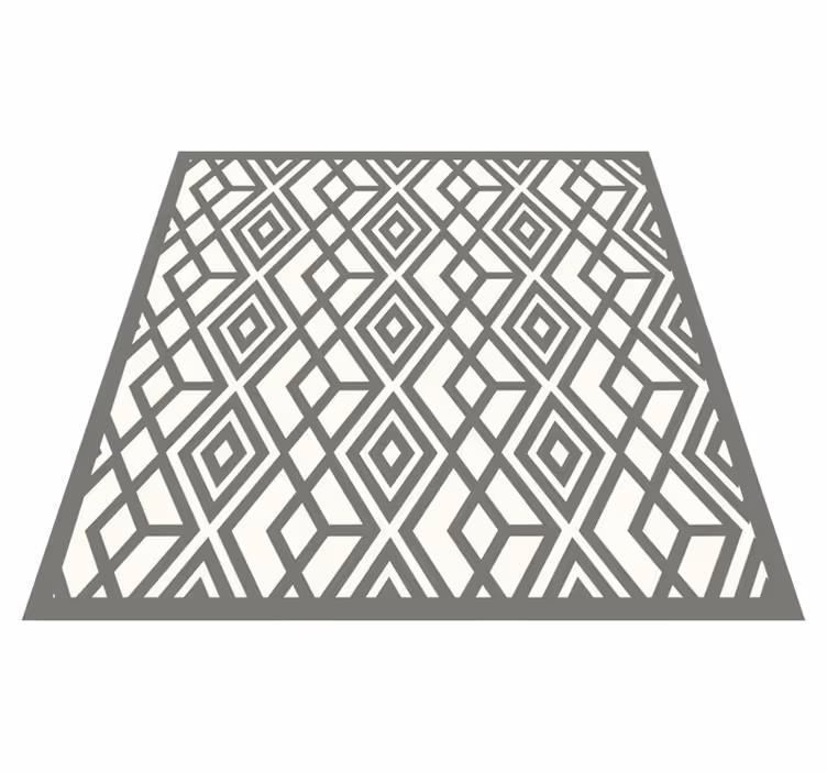 Diamantni emblem Vinilne preproge z geometrijskimi vzorci - TenStickers