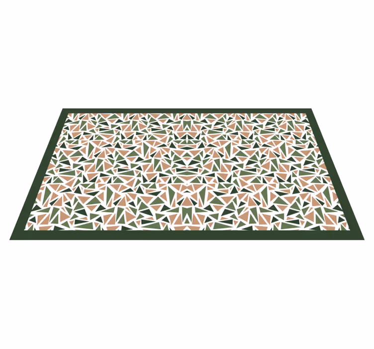 Abstract triangle pattern vinilne preproge z vzorci - TenStickers