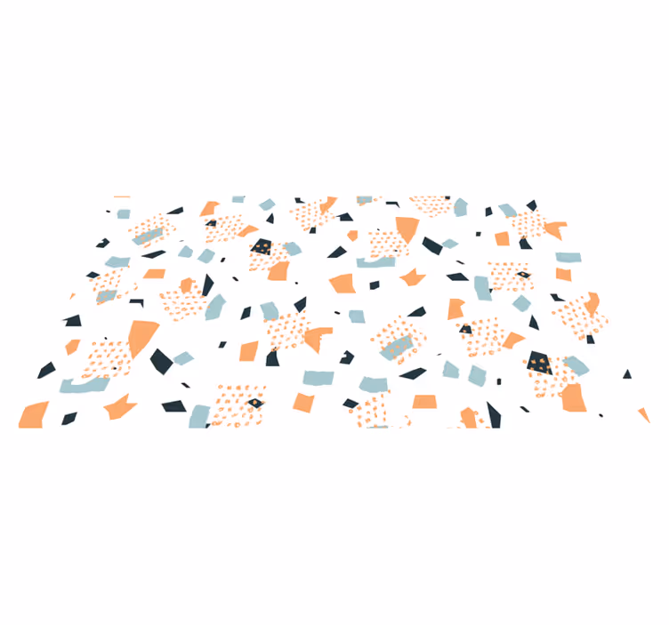 Abstract shapes concept vinilne preproge z vzorci - TenStickers