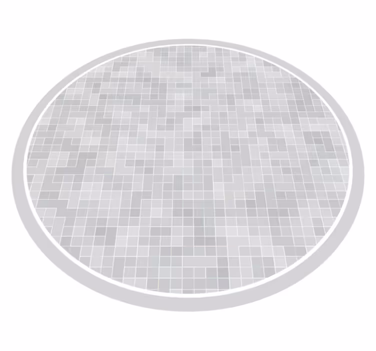 Eleganten mozaični vzorec Vinilna preproga za kopalnico - TenStickers