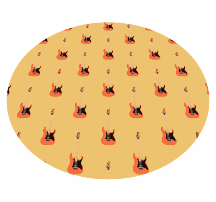 Vzorec kitare Vinilne preproge v drugih vzorcih - TenStickers