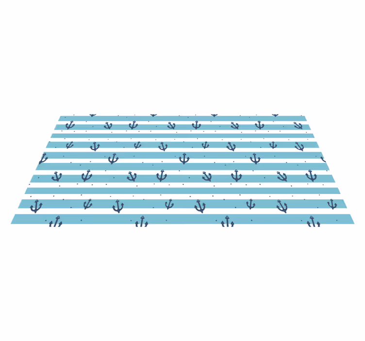 Maritime anchor pattern vinilne preproge v drugih vzorcih - TenStickers