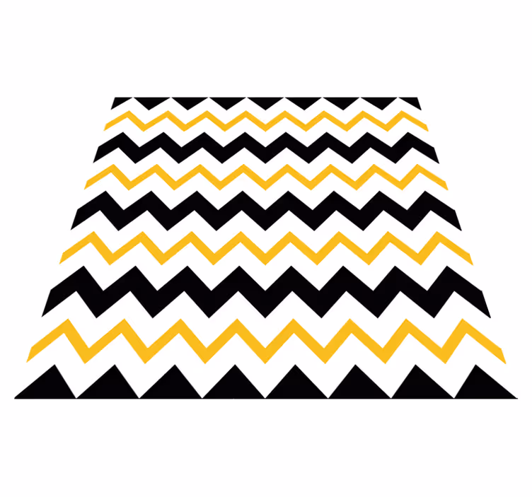 Chevron zigzag trend vinilne preproge z vzorci - TenStickers