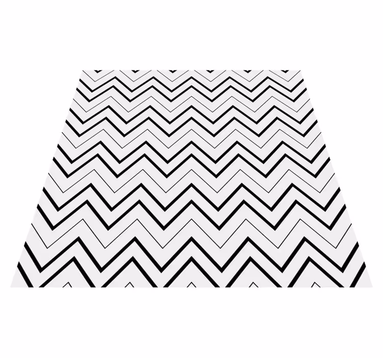 Chevron element style minimalistična vinilna preproga - TenStickers