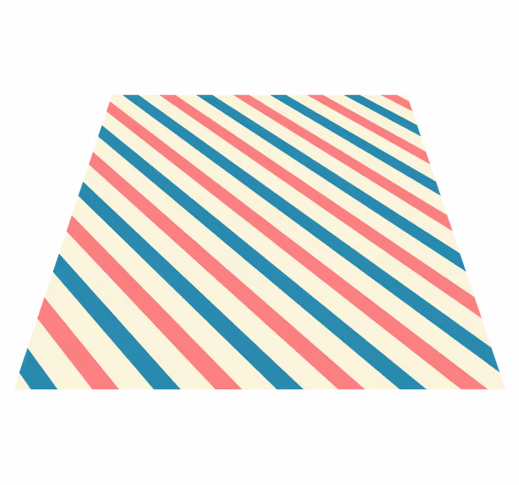 Abstract colour diagonals vinilna preproga s črtami - TenStickers