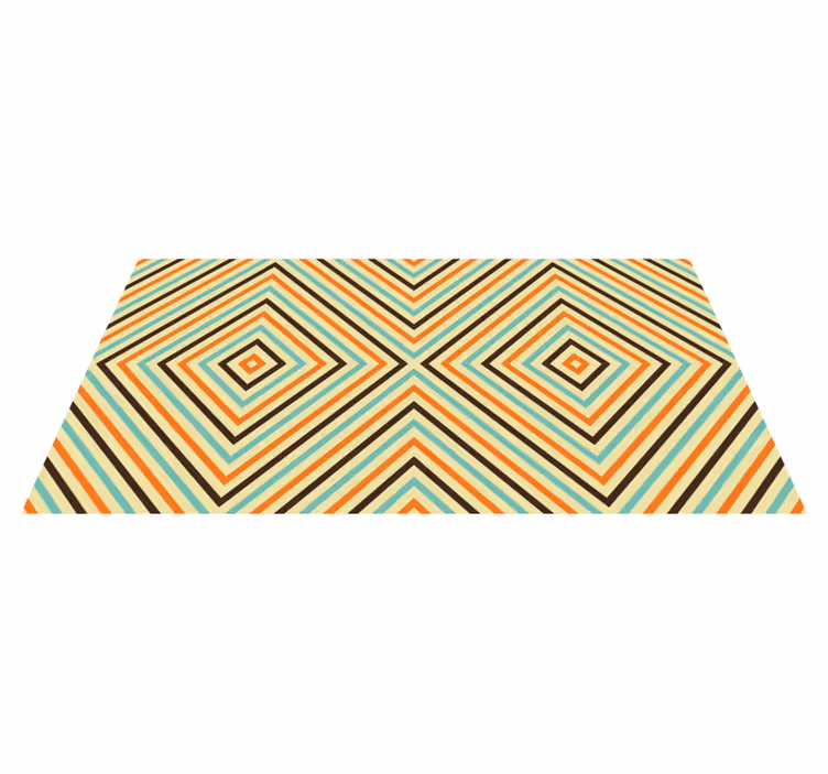 Diamond pattern stripes vinilne preproge z vzorci - TenStickers