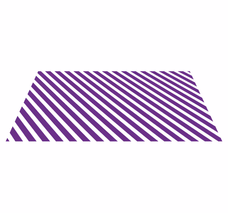 Purple striped path vinilna preproga s črtami - TenStickers