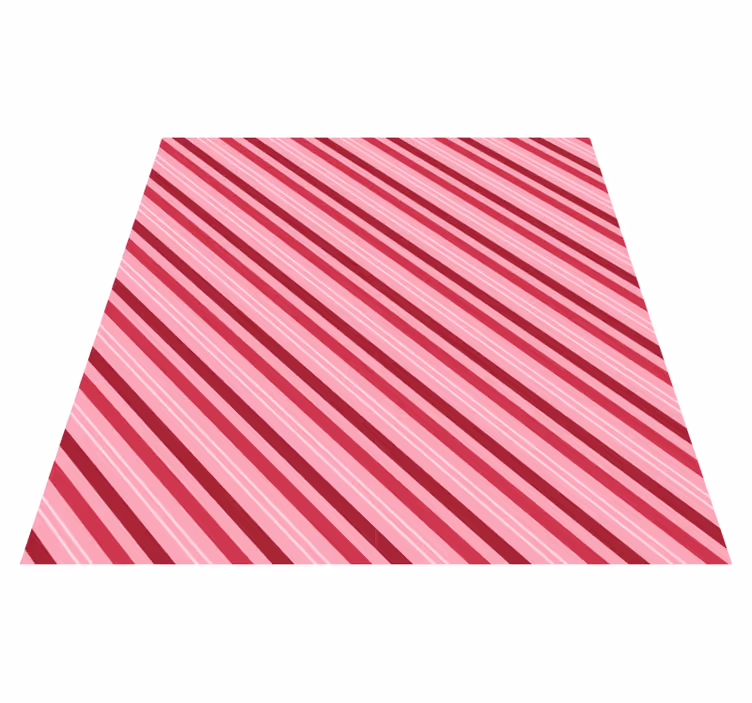 Pink stripe pattern vinilna preproga s črtami - TenStickers