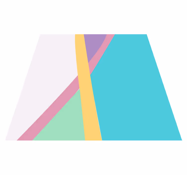 Colorful abstract layers sodobne vinilne preproge - TenStickers