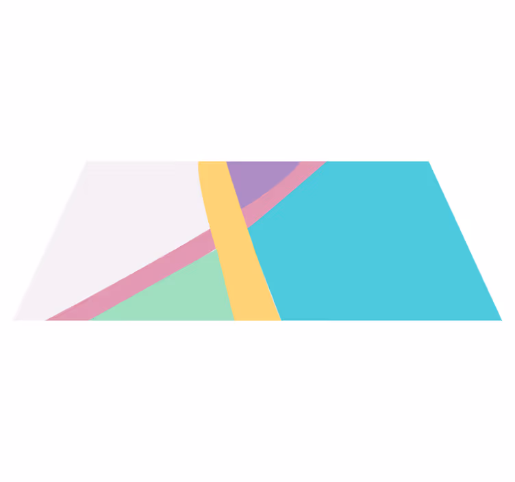 Colorful geometric lines vinilne talne obloge - TenStickers