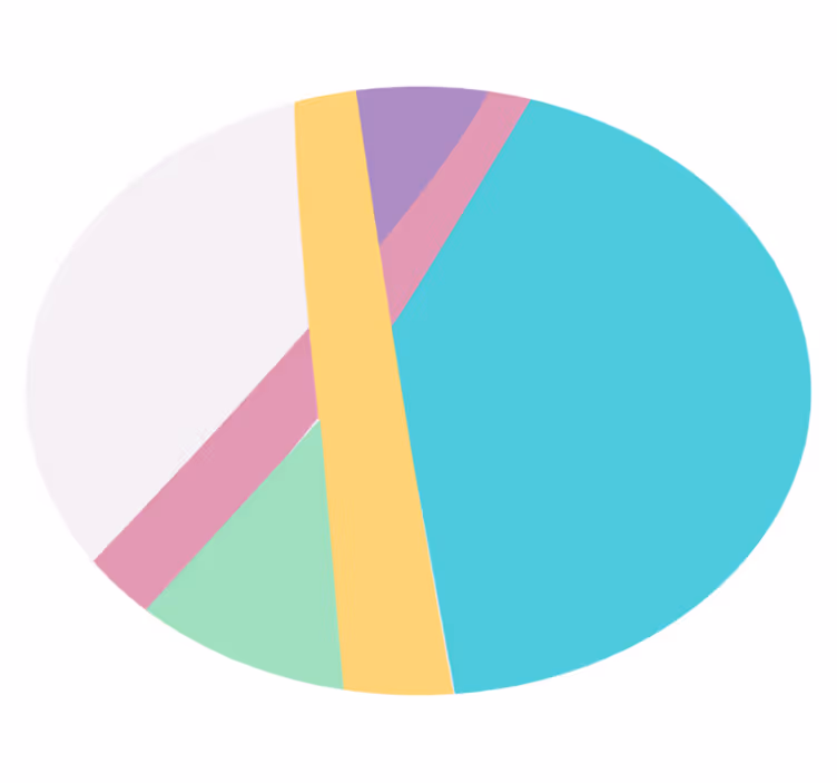 Bold color blocks minimalistična vinilna preproga - TenStickers