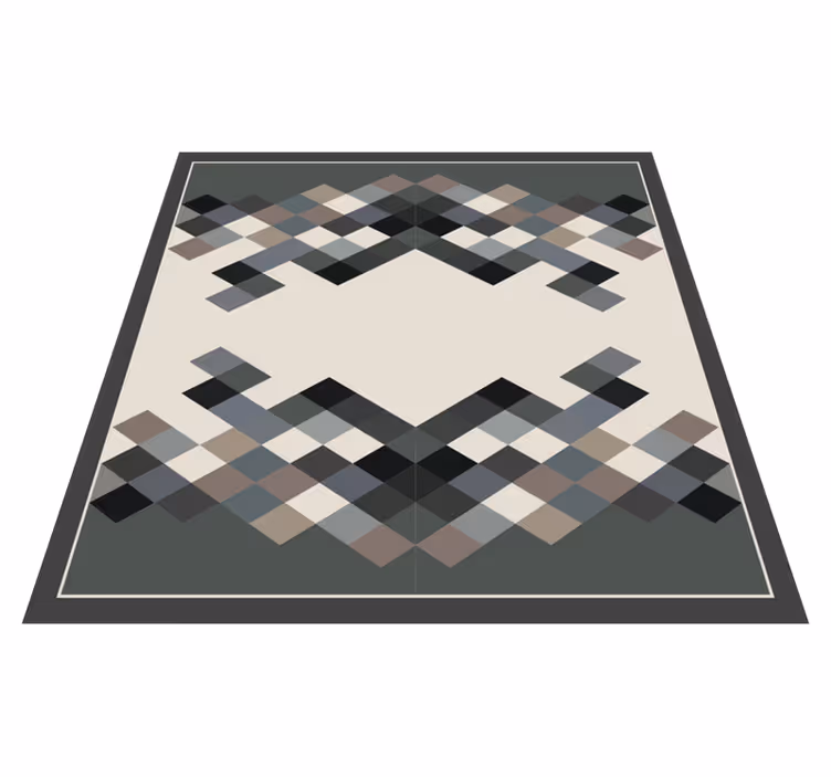 Modern square pattern vinilne preproge z vzorci - TenStickers
