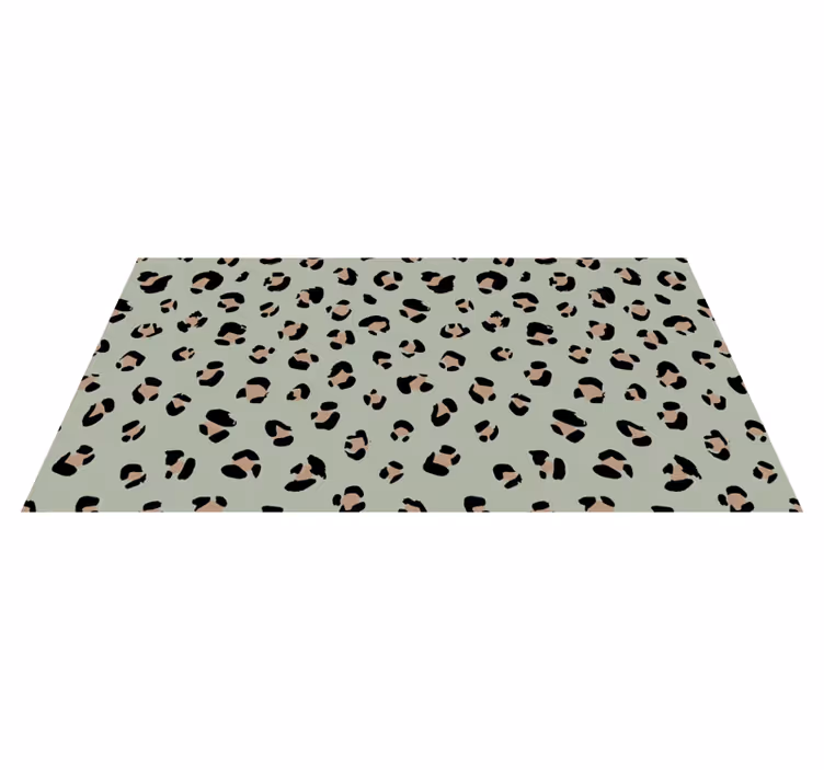 Leopard motif aesthetic vinilni tepih z živalskim vzorcem - TenStickers