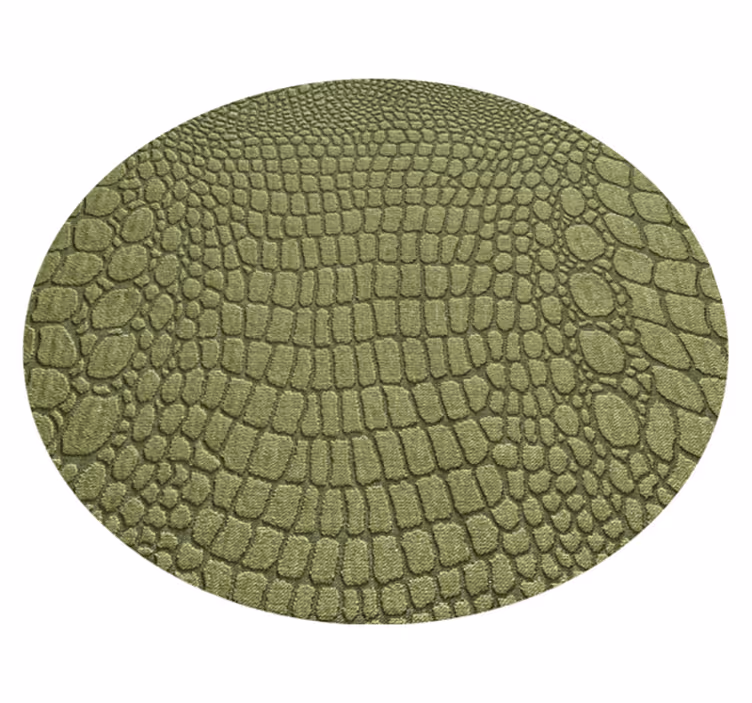 Natural crocodile skin vinilni tepih s potiskom živali - TenStickers