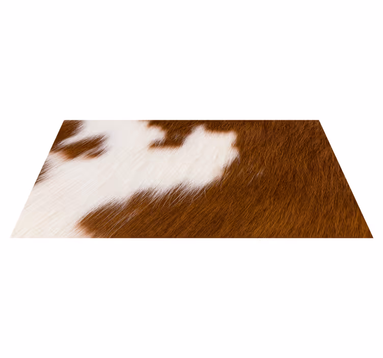 Cowhide illustration vinilni tepih s potiskom živali - TenStickers