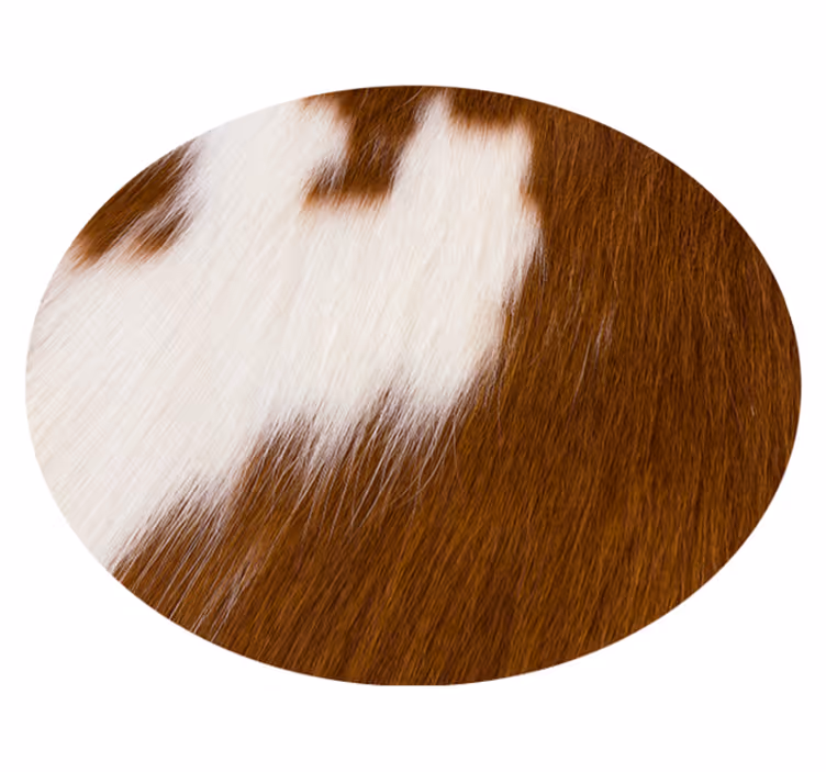 Cowhide depiction vinilni tepih z živalskim vzorcem - TenStickers