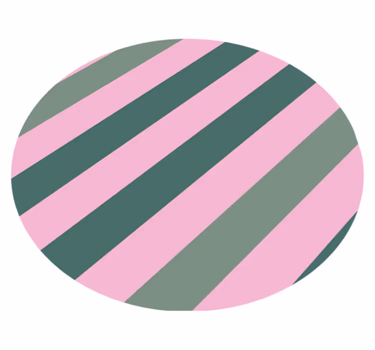 Bright striped concept vinilna preproga s črtami - TenStickers