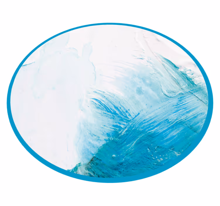 Odtenki oceanske vode Naravne vinilnea preproga - TenStickers