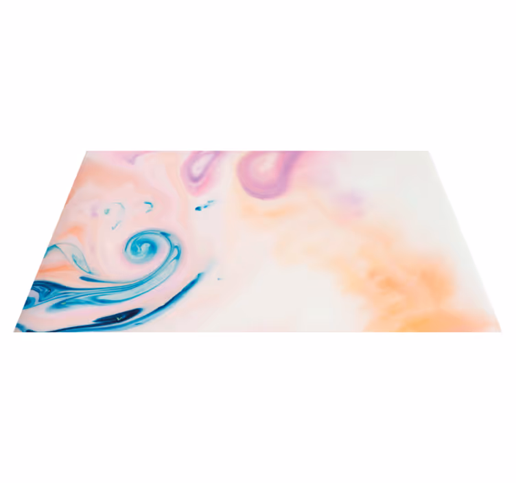 Pastelne barve marmor efekt slika sodobna preproga - TenStickers