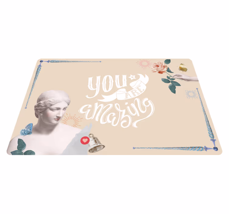 Neverjeten/a si vinilne preproge z napisom - TenStickers