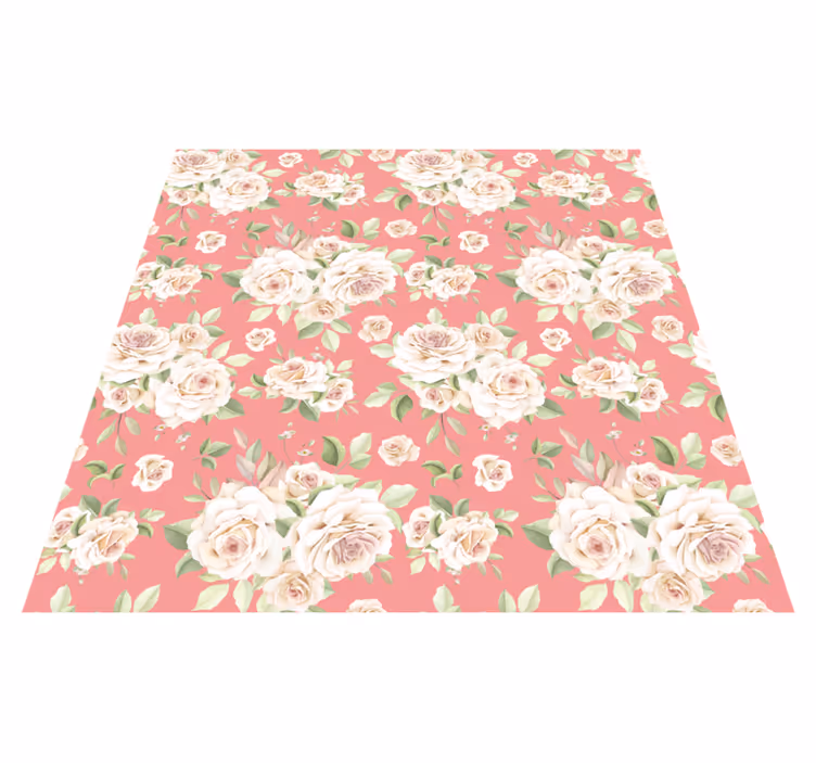 Floral elegance cvetlična vinilna preproga - TenStickers