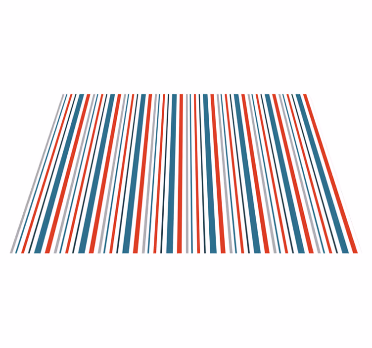 Vibrant striped pattern vinilna preproga s črtami - TenStickers