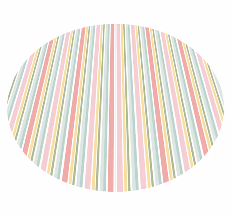 Vibrant striped arrangement vinilna preproga - TenStickers