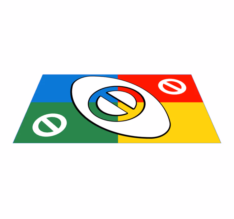 Pisane okrogle oblike Vinilne preproge v drugih vzorcih - TenStickers