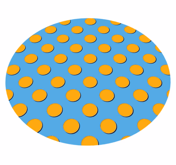 Svetle pikice Vinilne preproge z geometrijskimi vzorci - TenStickers