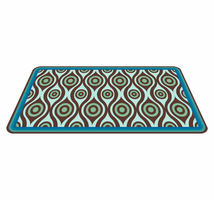 Swirl pattern inspiration vinilna mozaik preproga - TenStickers