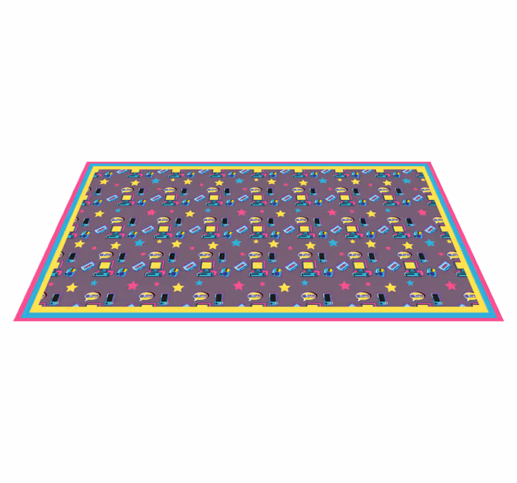Colorful tech toys vinilne preproge v različnih vzorcih - TenStickers